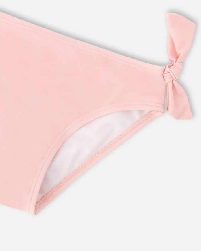 Deux Par Deux Two-Piece Swimsuit - Pink Hibiscus