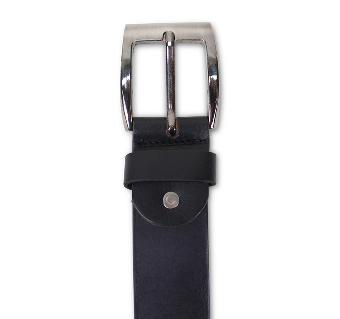EDGE Black Plain Belt - On The EDGE