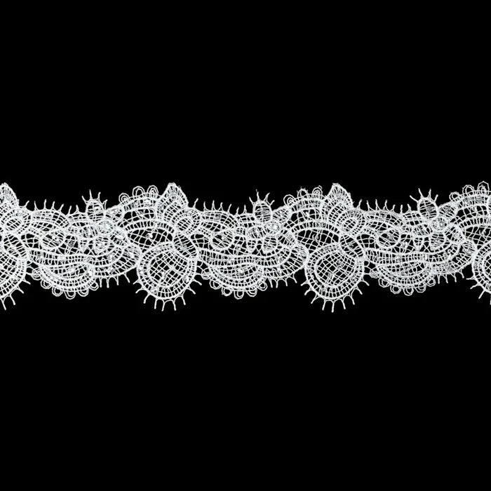 Elegant White Floral Pattern Lace | Width 5.8cm (2.3 inches) 58mm | SKU-FML-26