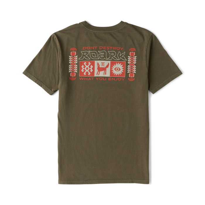 Roark Enjoy Nature Premium Tee - Military