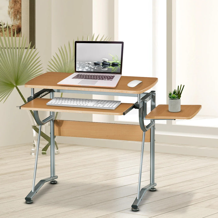 Ergonomic Compact Computer Desk Workstation Cherry