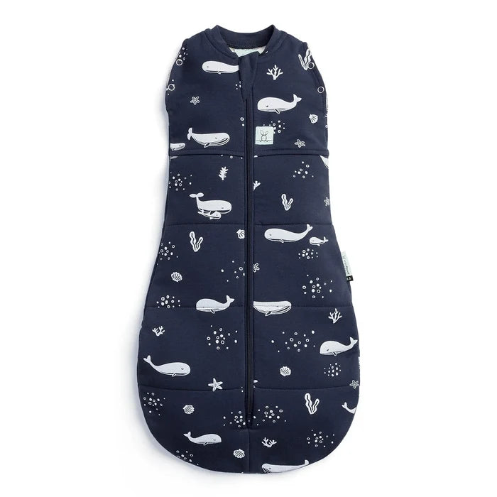 Ergopouch Cocoon 2.5 TOG Swaddle Sack - Whales