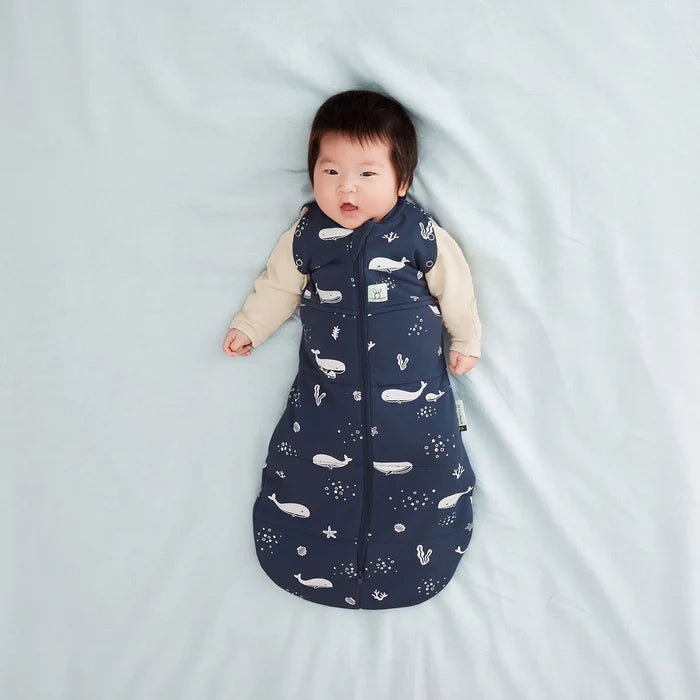 Ergopouch Cocoon 2.5 TOG Swaddle Sack - Whales