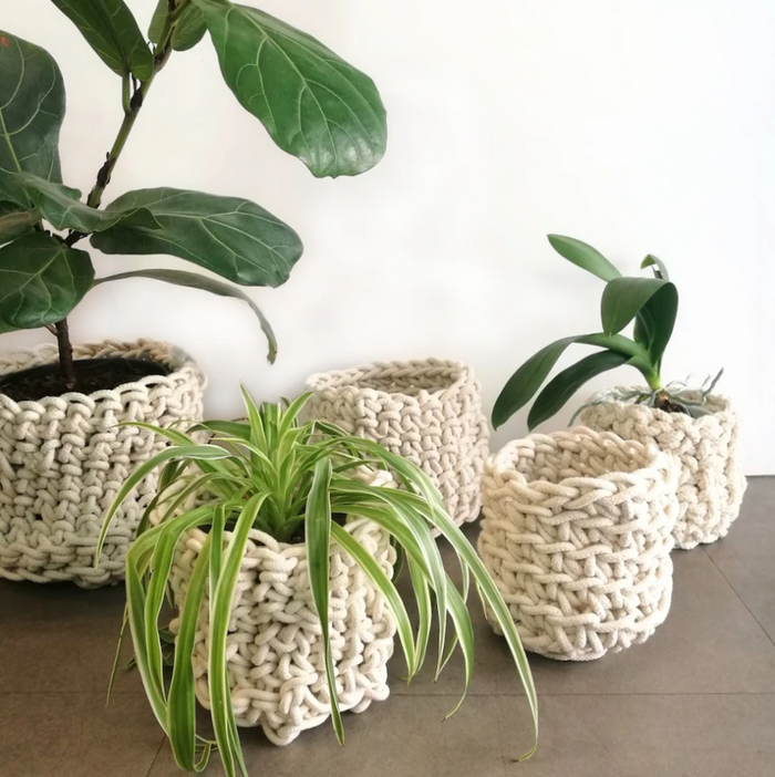 Eskom Crochet Planter