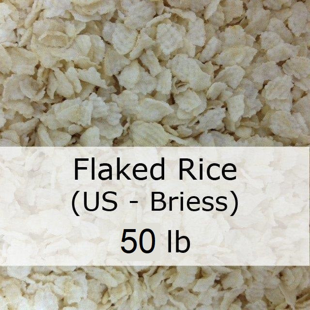 Flaked Rice 50 LB Sack (US - Briess)