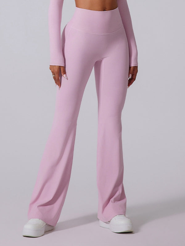 Flare High-rise Hip-lift Yoga Leggings