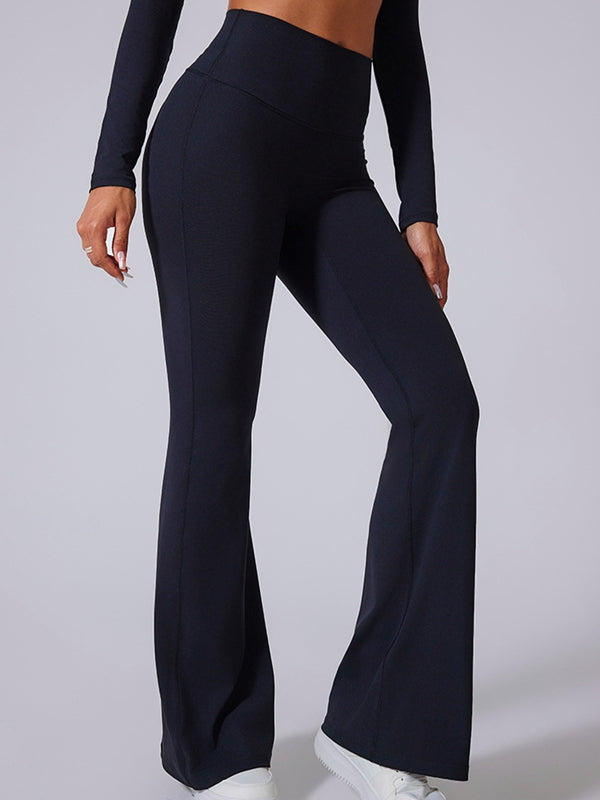 Flare High-rise Hip-lift Yoga Leggings