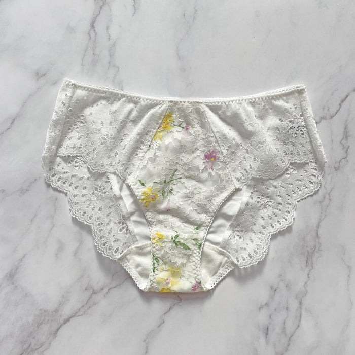 Flower Garden Bikini | White