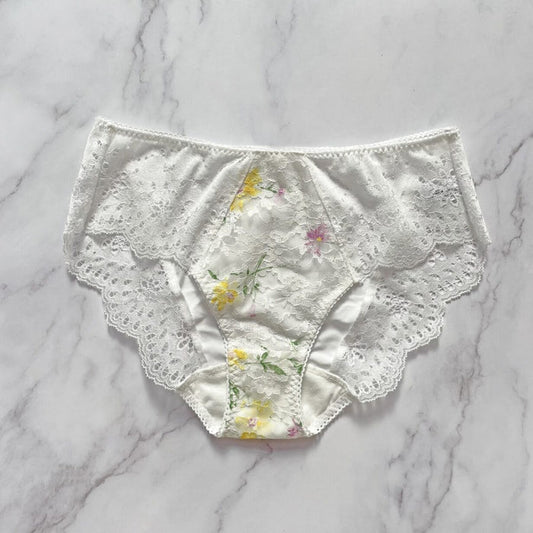 Flower Garden Bikini | White