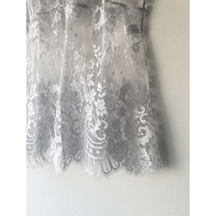 Flower Paisley Short Camisole | Light Gray