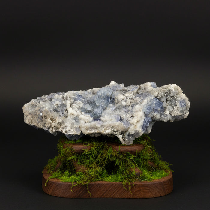 Fluorite Cluster Blue Cube Tranquility Crystal XXL 10.5 Inch