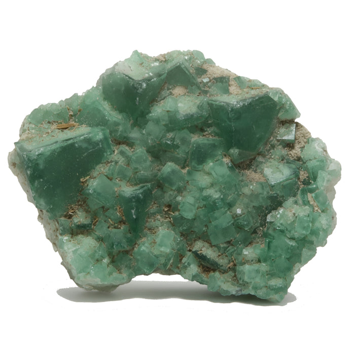 Fluorite Cluster Green Genius Crystal Cubes