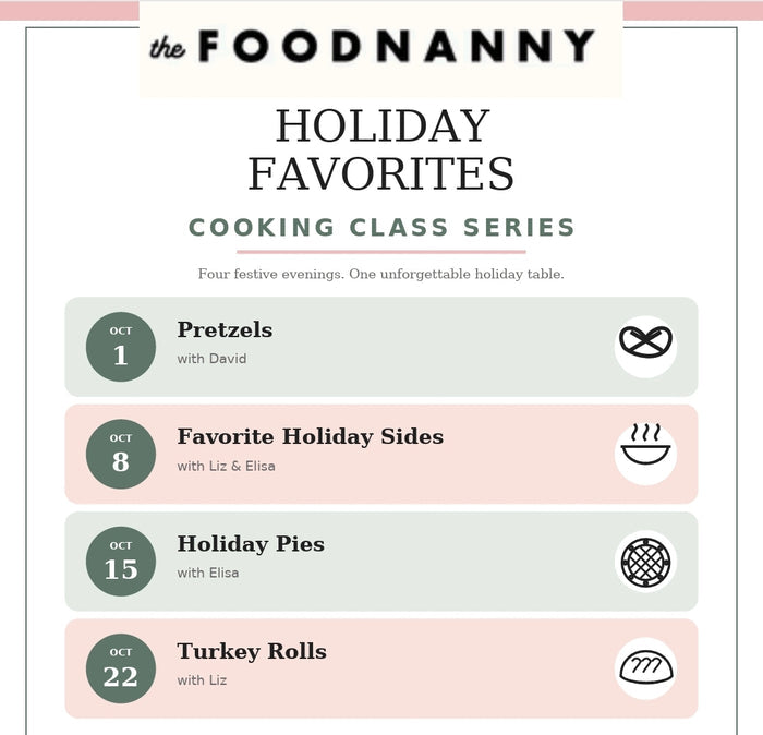 FN Cooking Class, Holiday Favorites Series, Favorite Holiday Sides