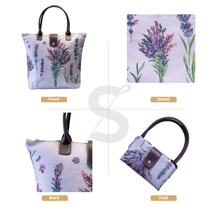 FOLD-LAVENDER | LAVENDER FOLDING BAG