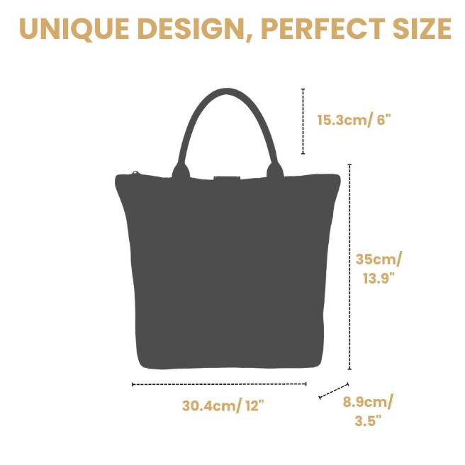 FOLD-RWC-COPPIA | Cappia Cat Beige Folding Bag