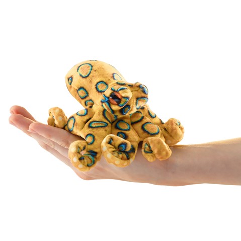 Folkmanis Finger Puppet - Mini Blue-Ringed Octopus