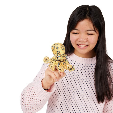 Folkmanis Finger Puppet - Mini Blue-Ringed Octopus
