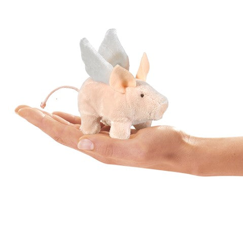 Folkmanis Finger Puppet - Mini Winged Piglet