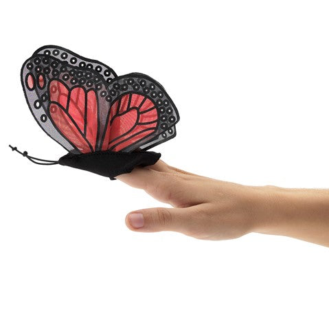 Folkmanis Finger Puppter - Mini Monarch Butterfly