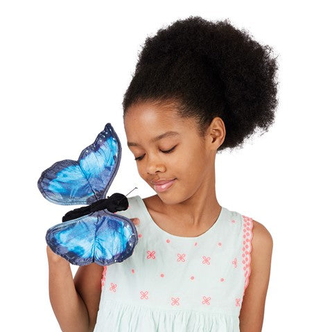 Folkmanis Puppet - Blue Morpho Butterfly