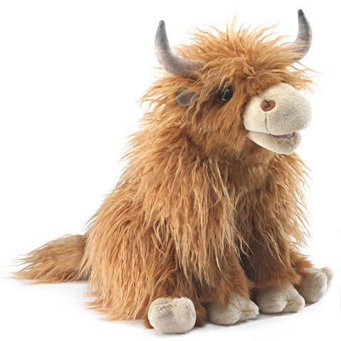 Folkmanis Puppet - Highland Cow