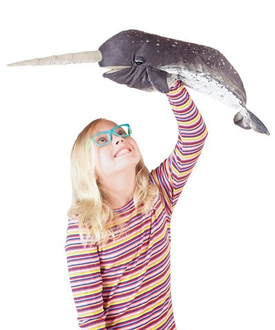 Folkmanis Puppet - Narwhal