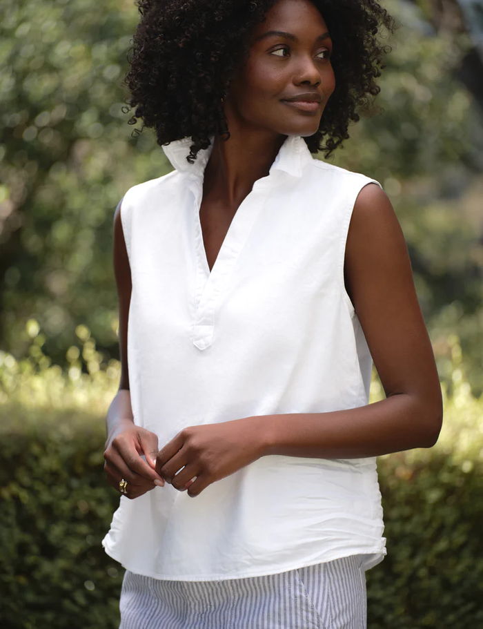 Frank & Eileen Olivia Popover Collar Tank