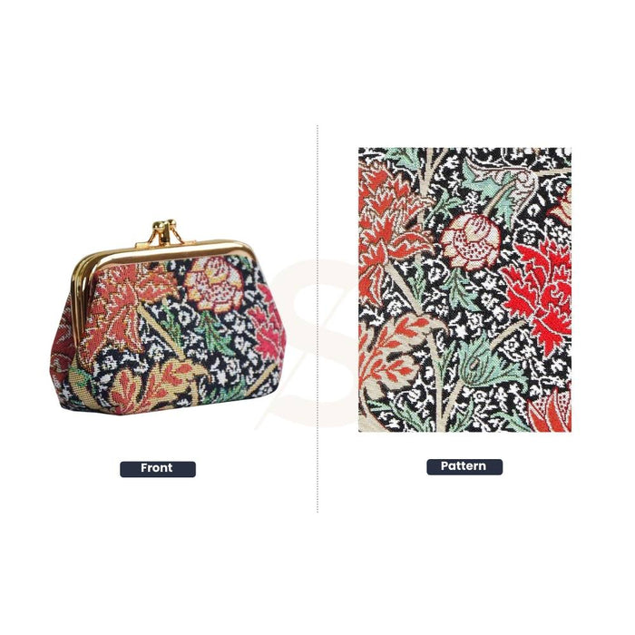 FRMP-CRAY | WILLIAM MORRIS THE CRAY COIN CLASP FRAME PURSE WALLET