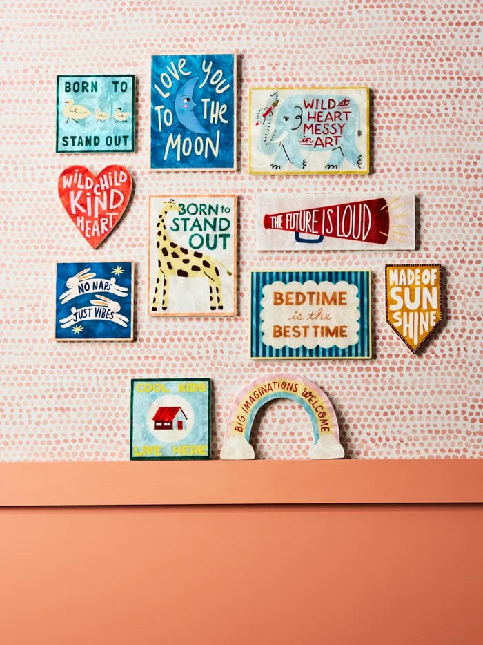 FUN HOUSE WALL TILE in Rainbow by Jones & Co