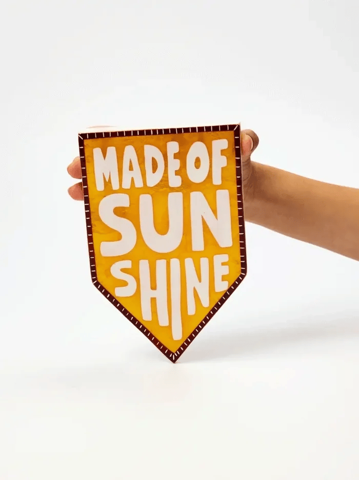 FUN HOUSE WALL TILE in Sunshine by Jones & Co