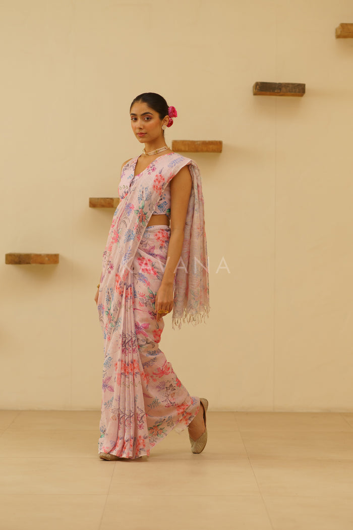 Gauhar Linen Sari