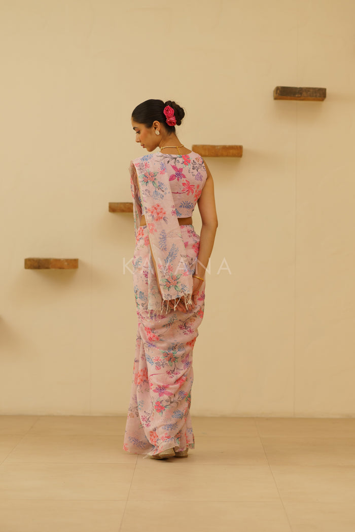 Gauhar Linen Sari