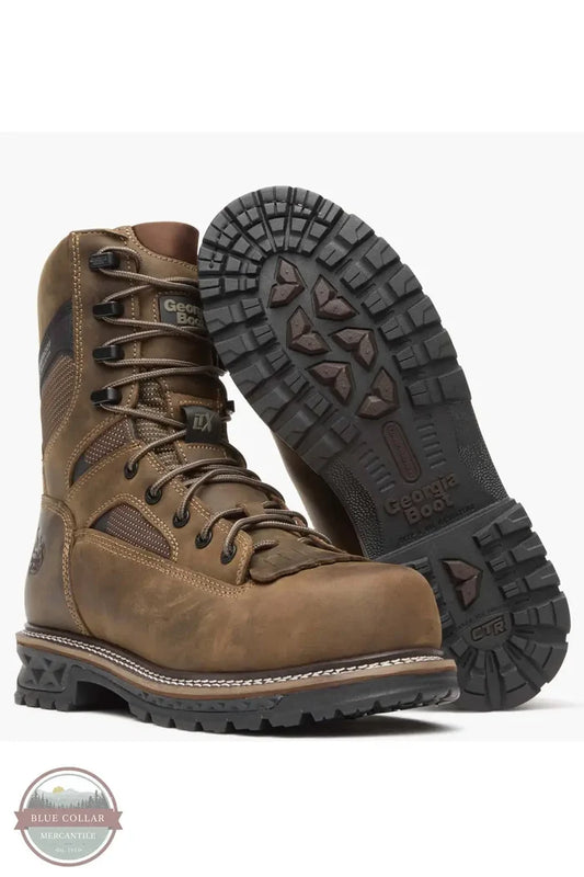 Georgia GB00681 9-Inch Insulated Low Heel Composite Toe LTX Logger, front