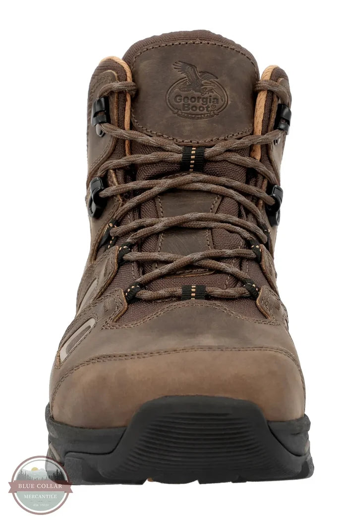 Georgia GB00749 Men's Trailpoint Hiking Boot Soft Toe in Brown front view