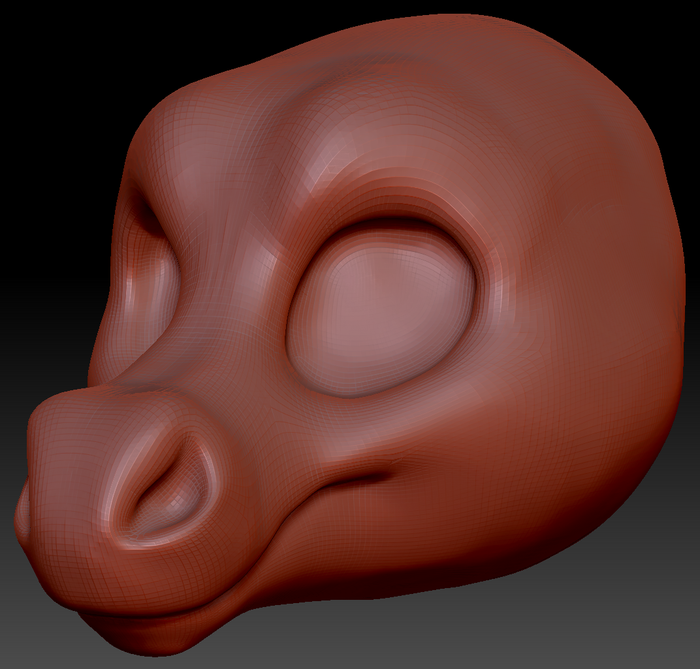 Gender Neutral Toony Horse Head Base Variant 2