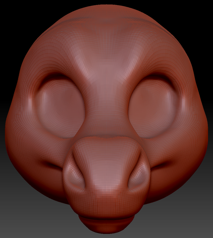 Gender Neutral Toony Horse Head Base Variant 2