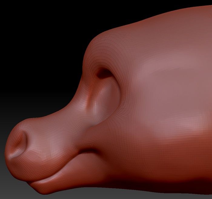Gender Neutral Toony Horse Head Base Variant 2