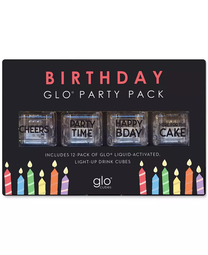 GLO cubes - Birthday Party 12 pack