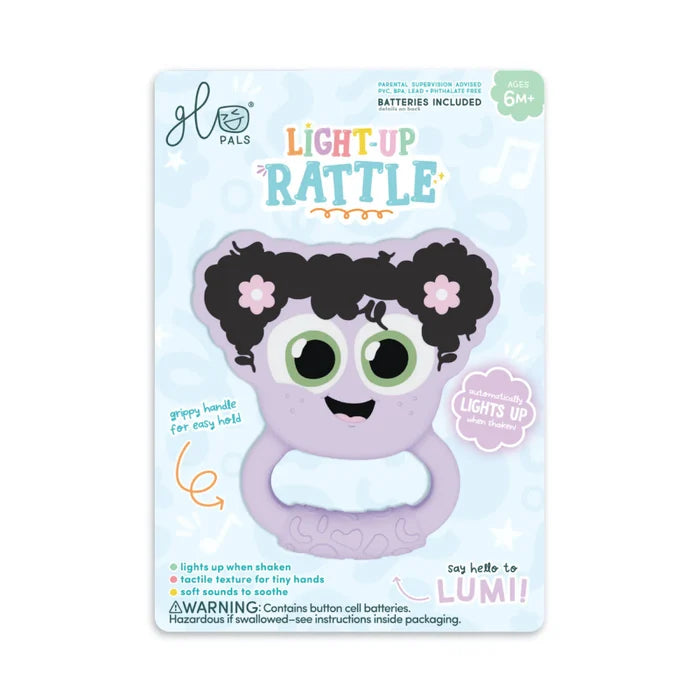Glo Pals Light-Up Rattle - Lumi/Purple