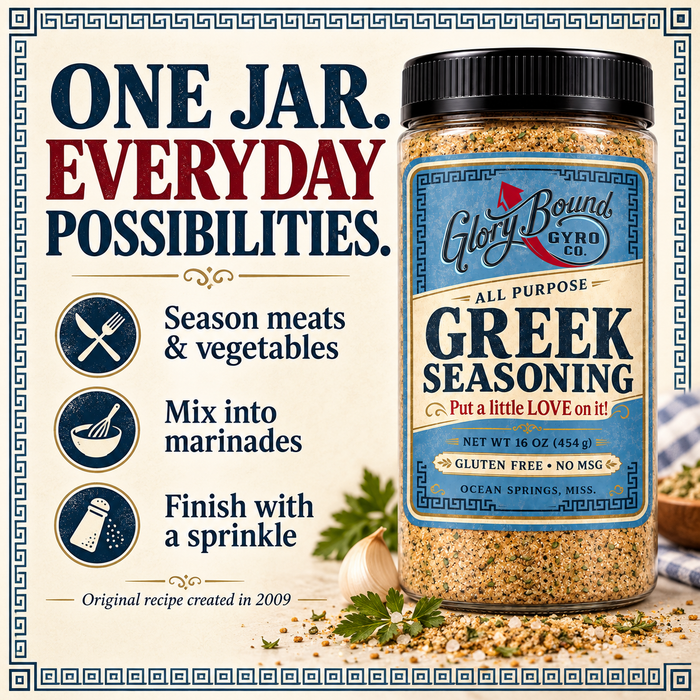 Glory Bound Gyro Co. All-Purpose Greek Seasoning — 16 oz