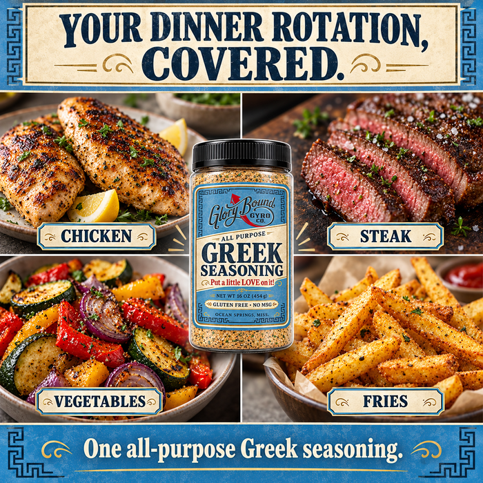 Glory Bound Gyro Co. All-Purpose Greek Seasoning — 16 oz