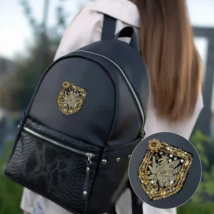 Gold Griffin Shield Patch