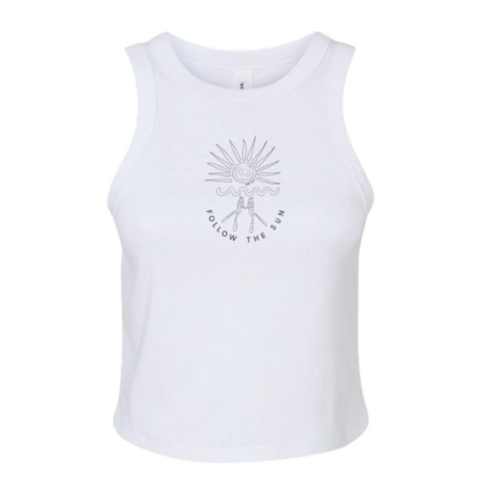 Gone Salty Chase The Sun Tank Top - White