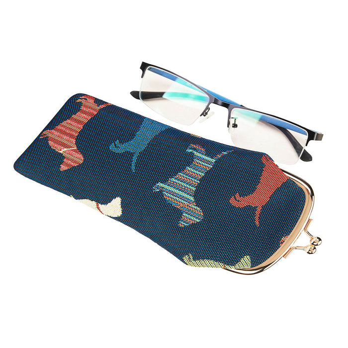 GPCH-DACH | DACHSHUND GLASSES SUNGLASSES POUCH CASE