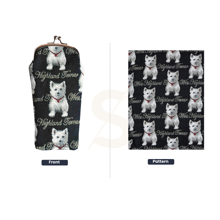 GPCH-WES | WESTIE DOG GLASSES SUNGLASSES POUCH CASE