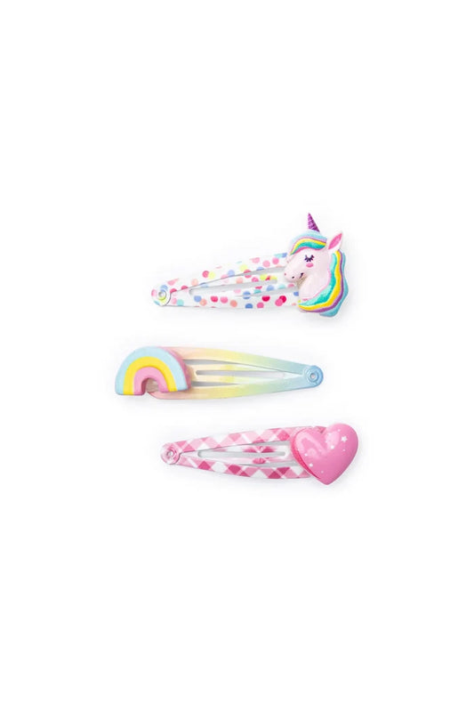 Great Pretenders 3pc Unicorn Cutie Hair Clips