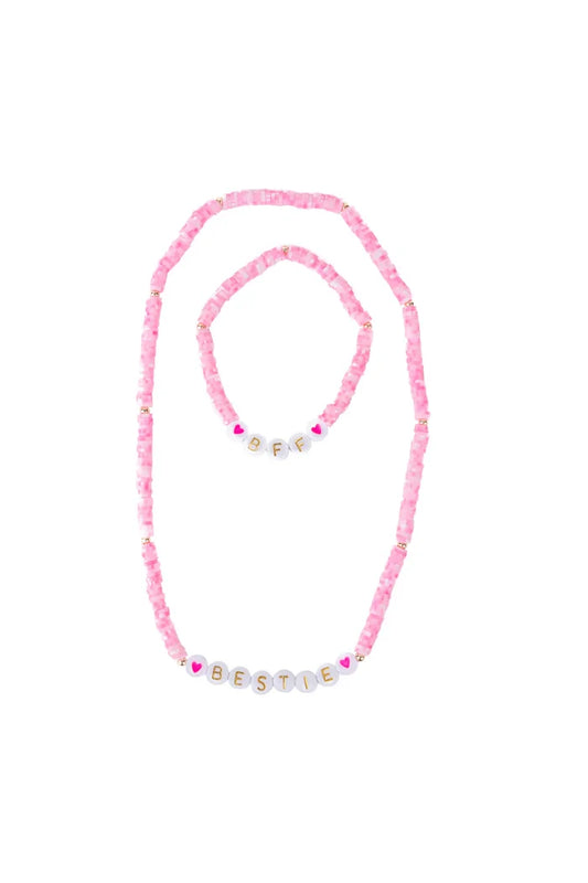 Great Pretenders Bestie Necklace & Bracelet Set