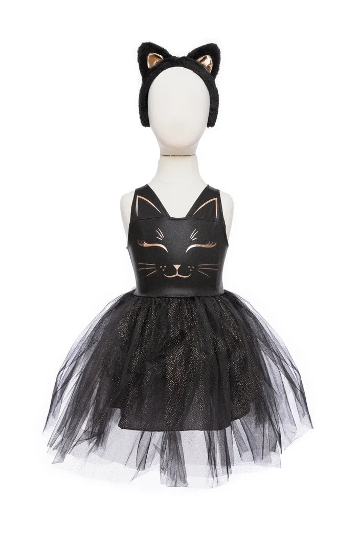 Great Pretenders Black Cat Dress & Headpiece