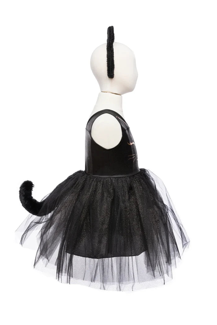 Great Pretenders Black Cat Dress & Headpiece