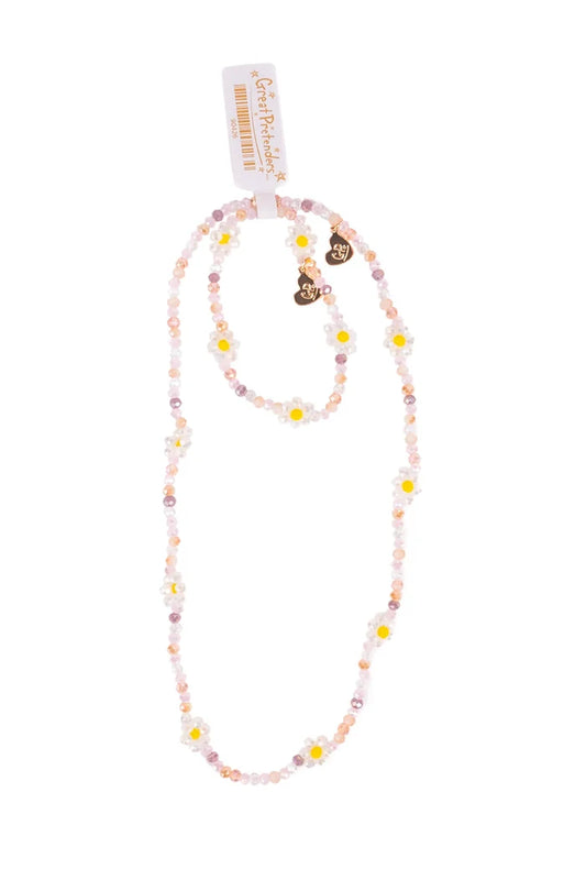Great Pretenders Boutique Necklace & Bracelet Set - Daisy Delight